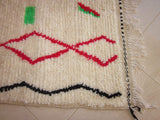 MyTindy Moroccan rug Style Azilal rug 4x8 ft Handmade rug Berber rug, view 5