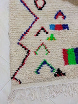 MyTindy Moroccan rug Style Azilal rug 4x8 ft Handmade rug Berber rug, view 5