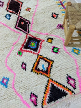 MyTindy Moroccan rug Style Azilal rug 4x8 ft Handmade rug Berber rug, view 3