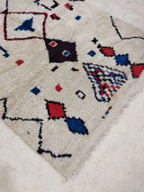MyTindy Moroccan rug Style Azilal rug 4x8 ft Handmade rug Berber rug, view 3