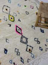 MyTindy Moroccan rug Style Azilal rug 5x7 ft Handmade rug Berber rug, view 3
