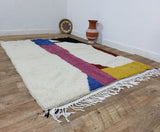 MyTindy Moroccan rug Style Azilal rug 5x7 ft Handmade rug Berber rug, view 4