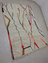 MyTindy Moroccan rug Style Azilal rug 5x7 ft Handmade rug Berber rug, view 2