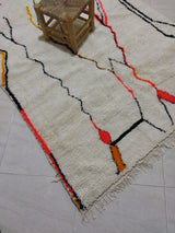 MyTindy Moroccan rug Style Azilal rug 5x7 ft Handmade rug Berber rug, view 4