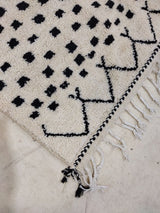 MyTindy Moroccan rug Style Beni ourain rug 5x8 ft Handmade rug Berber rug, view 4