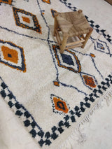 MyTindy Moroccan rug Style Azilal rug 5x8 ft Handmade rug Berber rug, view 3