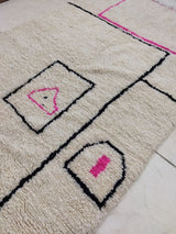 MyTindy Moroccan rug Style Azilal rug 5x8 ft Handmade rug Berber rug, view 2