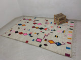 MyTindy Moroccan rug Style Azilal rug 5x8 ft Handmade rug Berber rug, view 2