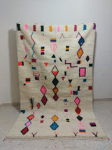 MyTindy Moroccan rug Style Azilal rug 5x8 ft Handmade rug Berber rug, view 6
