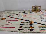 MyTindy Moroccan rug Style Azilal rug 5x8 ft Handmade rug Berber rug, view 4