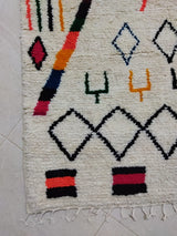MyTindy Moroccan rug Style Azilal rug 5x8 ft Handmade rug Berber rug, view 5