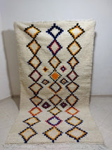 MyTindy Moroccan rug Style Azilal rug 5x8 ft Handmade rug Berber rug, view 6