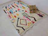 MyTindy Moroccan rug Style Azilal rug 5x8 ft Handmade rug Berber rug, view 2