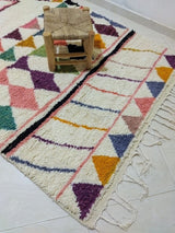 MyTindy Moroccan rug Style Azilal rug 5x8 ft Handmade rug Berber rug, view 3