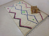 MyTindy Moroccan rug Style Azilal rug 5x8 ft Handmade rug Berber rug, view 3
