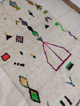 MyTindy Moroccan rug Style Azilal rug 5x8 ft Handmade rug Berber rug, view 2