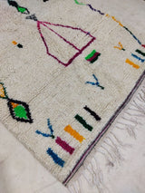 MyTindy Moroccan rug Style Azilal rug 5x8 ft Handmade rug Berber rug, view 4