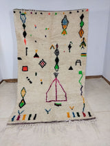 MyTindy Moroccan rug Style Azilal rug 5x8 ft Handmade rug Berber rug, view 6