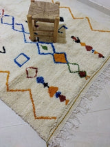 MyTindy Moroccan rug Style Azilal rug 5x8 ft Handmade rug Berber rug, view 4
