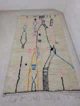 MyTindy Moroccan rug Style Azilal rug 5x8 ft Handmade rug Berber rug, view 2
