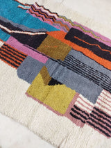 MyTindy Moroccan rug Style Azilal rug 5x8 ft Handmade rug Berber rug, view 4