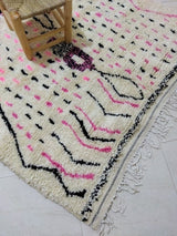MyTindy Moroccan rug Style Azilal rug 5x8 ft Handmade rug Berber rug, view 4