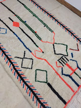 MyTindy Moroccan rug Style Azilal rug 5x8 ft Handmade rug Berber rug, view 2