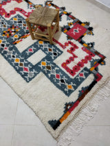 MyTindy Moroccan rug Style Azilal rug 5x8 ft Handmade rug Berber rug, view 4