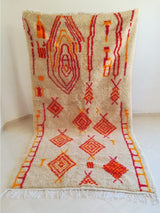 MyTindy Moroccan rug Style Azilal rug 5x9 ft Handmade rug Berber rug, view 6