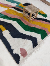 MyTindy Moroccan rug Style Azilal rug 5x9 ft Handmade rug Berber rug, view 3