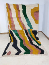 MyTindy Moroccan rug Style Azilal rug 5x9 ft Handmade rug Berber rug, view 6