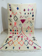 MyTindy Moroccan rug Style Azilal rug 5x9 ft Handmade rug Berber rug, view 6
