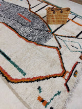 MyTindy Moroccan rug Style Azilal rug 6x10 ft Handmade rug Berber rug, view 2