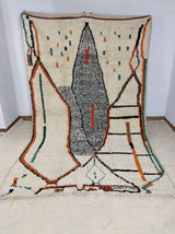 MyTindy Moroccan rug Style Azilal rug 6x10 ft Handmade rug Berber rug, view 6