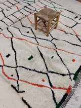 MyTindy Moroccan rug Style Azilal rug 6x10 ft Handmade rug Berber rug, view 2