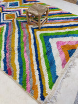 MyTindy Moroccan rug Style Azilal rug 6x10 ft Handmade rug Colorful Area Rug, view 4