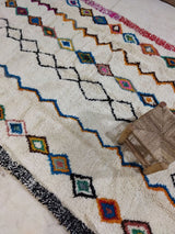 MyTindy Moroccan rug Style Azilal rug 6x9 ft Handmade rug Berber rug, view 2
