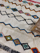 MyTindy Moroccan rug Style Azilal rug 6x9 ft Handmade rug Berber rug, view 3