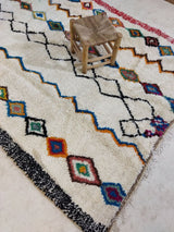 MyTindy Moroccan rug Style Azilal rug 6x9 ft Handmade rug Berber rug, view 4