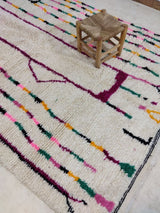 MyTindy Moroccan rug Style Azilal rug 6x9 ft Handmade rug Berber rug, view 2