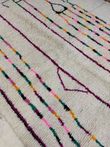 MyTindy Moroccan rug Style Azilal rug 6x9 ft Handmade rug Berber rug, view 4