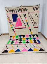 MyTindy Moroccan rug Style Azilal rug 6x9 ft Handmade rug Berber rug, view 5