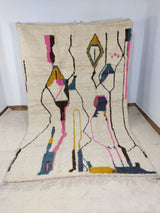 MyTindy Moroccan rug Style Azilal rug 6x9 ft Handmade rug Berber rug, view 6