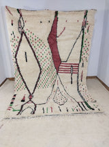 MyTindy Moroccan rug Style Azilal rug 6x9 ft Handmade rug Berber rug, view 6