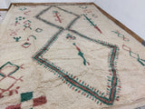 MyTindy Moroccan rug Style Azilal rug 8x13 ft Handmade rug Berber rug, view 3
