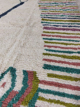 MyTindy Moroccan rug Style Azilal rug 9x11 ft Handmade rug Berber rug, view 3