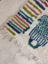 MyTindy Moroccan rug Style Azilal rug 9x11 ft Handmade rug Berber rug, view 4