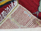 MyTindy Moroccan rug Style Red Azilal rug 6x10 ft Handmade rug Berber rug, view 5