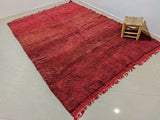 MyTindy Moroccan rug Style Red Azilal rug 6x10 ft Handmade rug Berber rug, view 2
