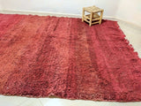 MyTindy Moroccan rug Style Red Azilal rug 6x10 ft Handmade rug Berber rug, view 3